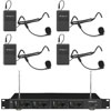 IMG Stageline 4 Channel VHF Wireless Microphone System Headset Version