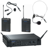 Gemini Wireless Microphone System With Tie-Clip and Headset Mic