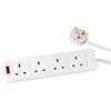 4 Gang Extension with Neon indicator - 2m
