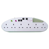 6-Way Extension Lead With Surge Protection, RJ11 & RJ45 2m