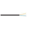 4 Core Telephone Cable 100m Black