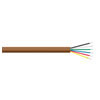 4 Core Security Signal Cable 100m Brown