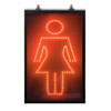 Female LED Red Sign