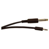 3.5mm mono jack to 6.3mm mono jack - 2m
