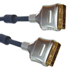 High Quality Oxygen Free Cable Scart Plug to Scart Plug 1.5M