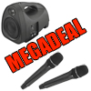 2 Channel 35W UHF Wireless System With 2 x Handheld Microphones