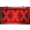 Large Red Static XXX LED Sign