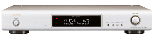Denon TU1500AE FM/AM tuner - silver