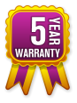 This product is backed by 5 year(s) warranty 5 year(s) warranty