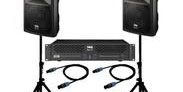 Public address systems - speakers, amplifiers and microphones