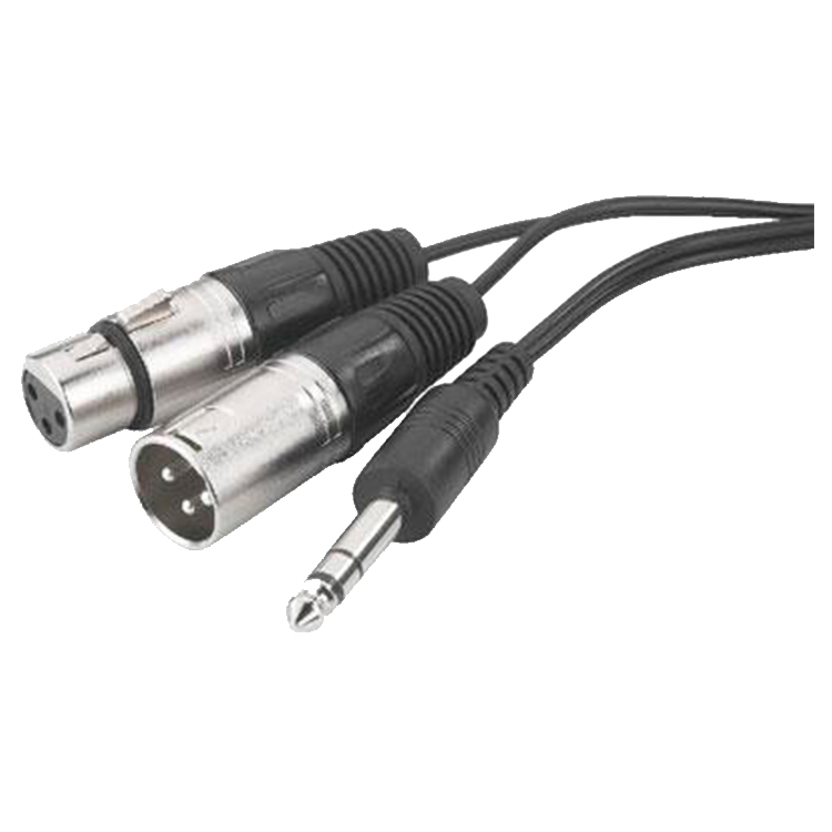 XLR to 6.3mm