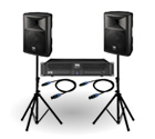 Complete PA Systems Public Address Speakers, Microphones, Amps & Cables