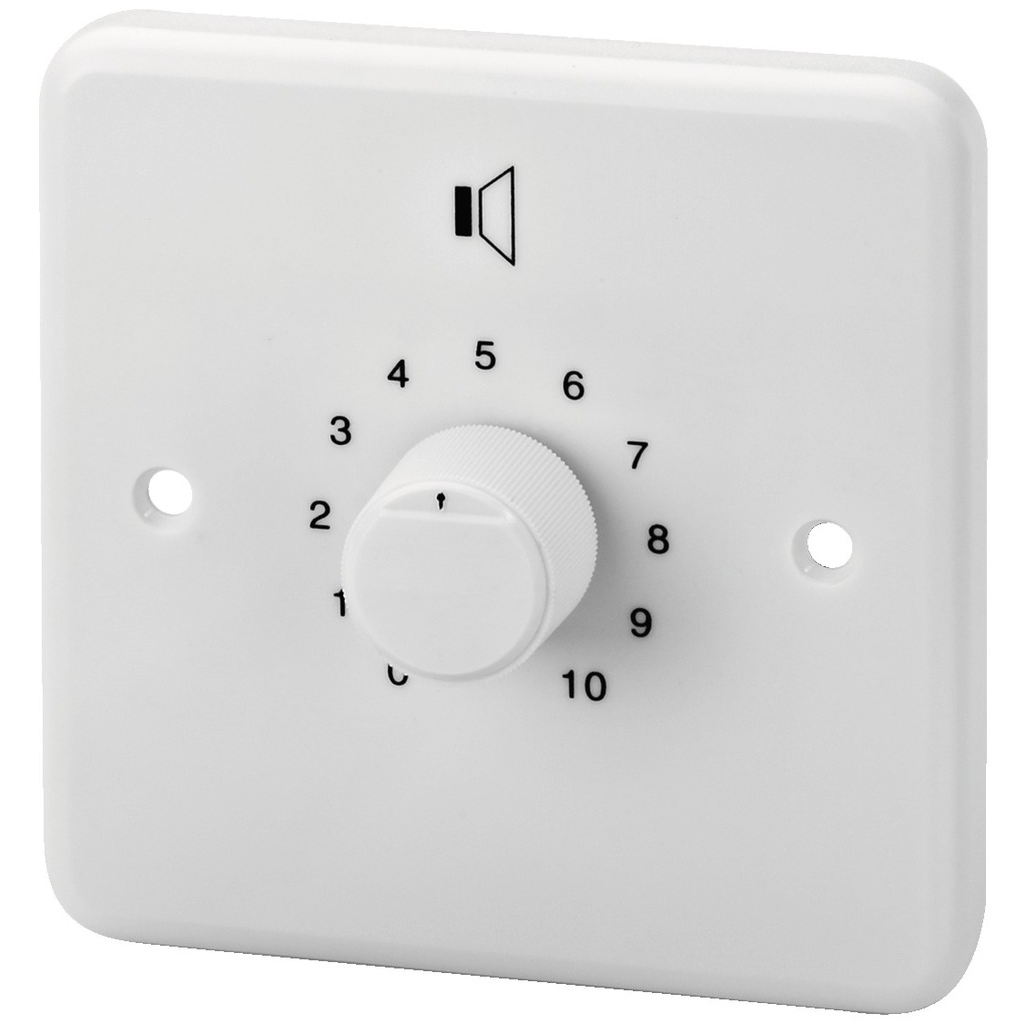 Wall Mount 12W PA Attenuator 100V Volume Control