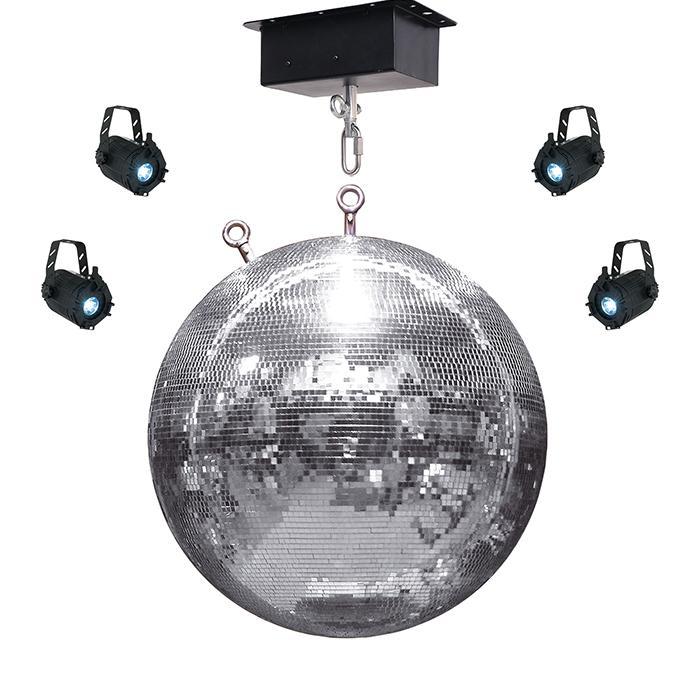 Professional 1m Mirror Ball With Lights, Disco Ball Light Fixture Cost