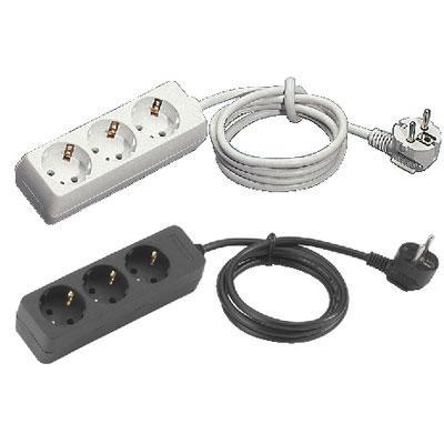 Tabletop Multi Socket Power Strips with 3 earthed sockets. 