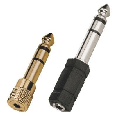 Adapter 6.3mm Stereo Plug to 3.5mm Stereo Female