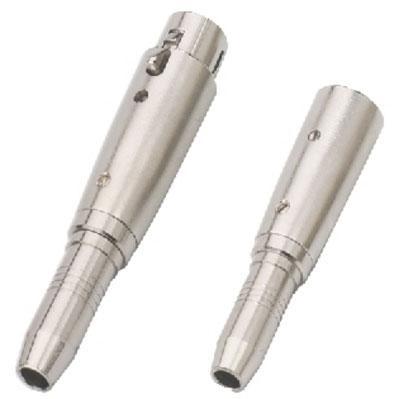 Adapters XLR 6.3mm Stereo Female Nickel Plated, Metal Body