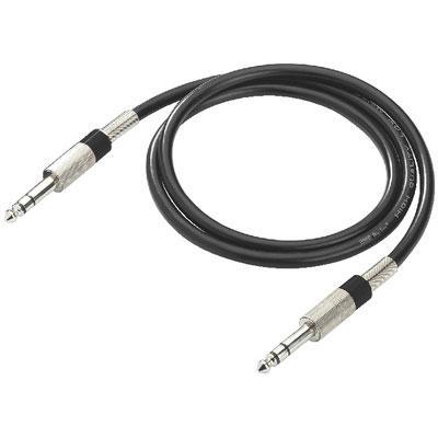 MCC 102 Black Stereo Cable for Line Signals 1m