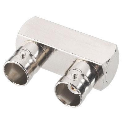 BNC Connector U SHape 2 x BNC Female 75 ohm 