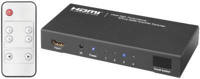 HDMI-4012 4-Way HDMI Switcher 4 Inputs 1 Output With Remote - main image