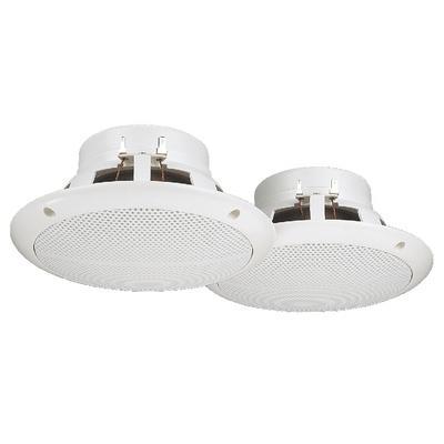 Pair Of Humidity-Proof 60w 8ohm Flush-Mount Ceiling Speakers