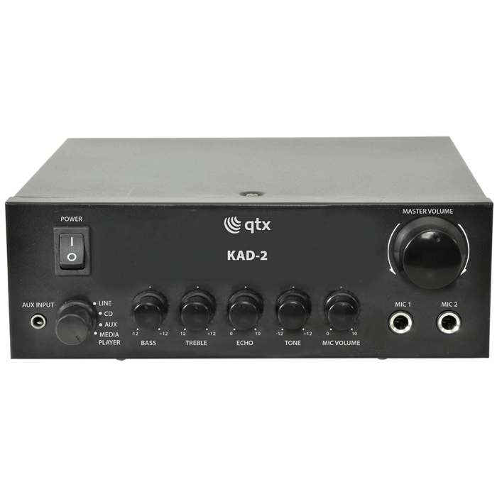 QTX KAD-2 Digital Stereo Amplifier 2 x 55W Front - main image