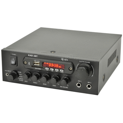 QTX KAD-2BT Digital Stereo Amplifier 2 x 55W With Bluetooth(TM)