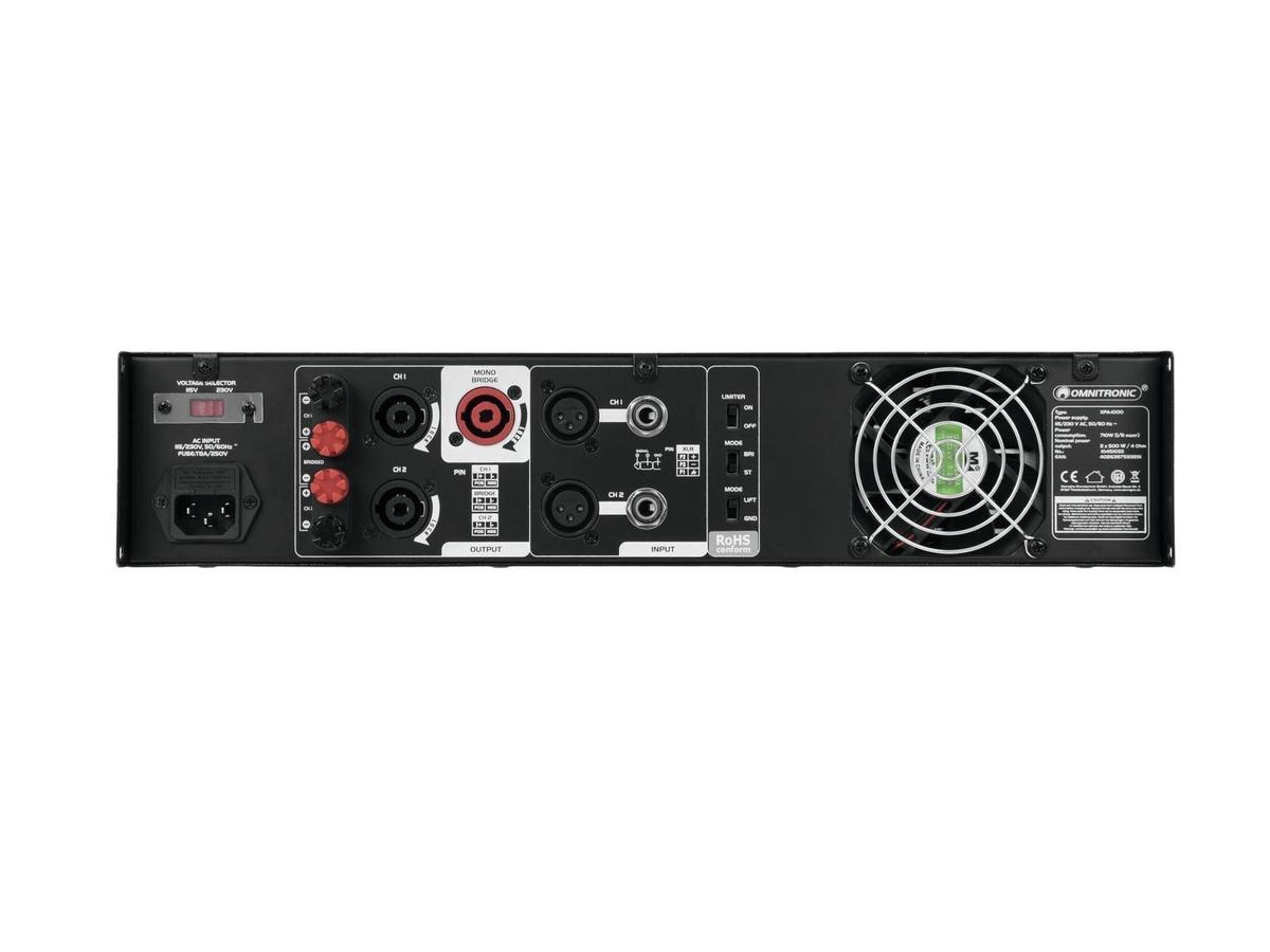 OMNITRONIC XPA-1000 Amplifier - main image