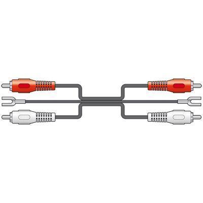 2 x PHONO TO 2 x PHONO WITH GROUND WIRE