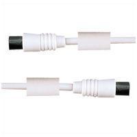 Noise Filtered Coaxial Plug To Socket Lead Various Lengths