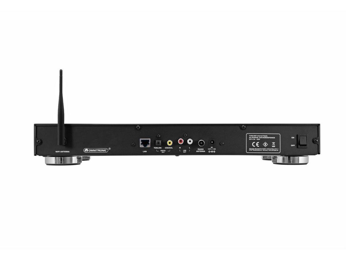 OMNITRONIC TUNA-NET Internet Radio With DAB+ And Bluetooth - main image