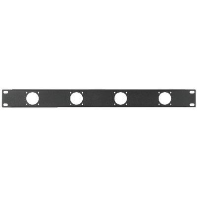 RCP-8736U Rack Panel Punched Holes 4 x Speakon Chassis Connector 1RS