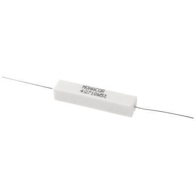 Monacor LSR-47/10 High-Power Cement Resistor 10W 4.7 Ohm