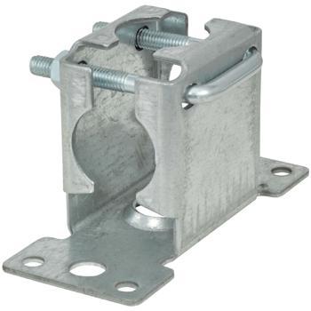 Pressed Facia Mast Bracket With Clamp