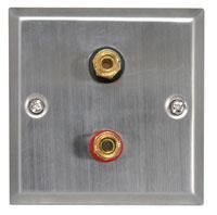 Speaker Wallplate for a Single Speaker Steel