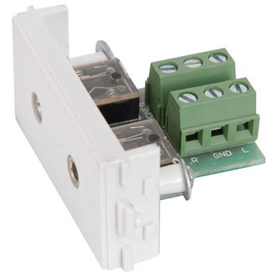 2 x 3.5mm Stereo Module for Wallplate - main image