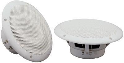 Pair Of 100w 8ohms 6.5'' Water Resistant Ceiling Speakers