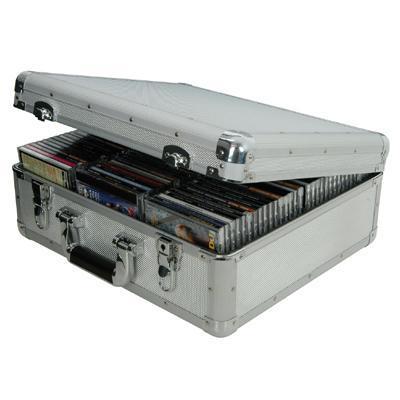 Robust Aluminium Flight CD Case Holds 96 CDs - main image