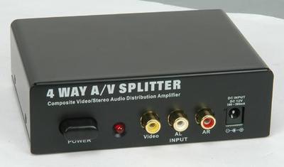 4-Way AV Distribution Amplifier