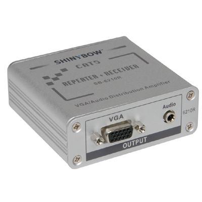 SB-6210R Cat 5 Repeater & Receiver With Single VGA/Audio Output