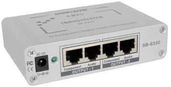 SB-6330 CAT 5 Component Video (RGB) + Digital/Stereo Audio Transmitter - main image