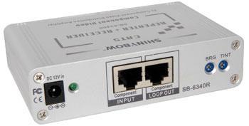 SB-6340R CAT 5 Component Video (RGB) Repeater + Receiver