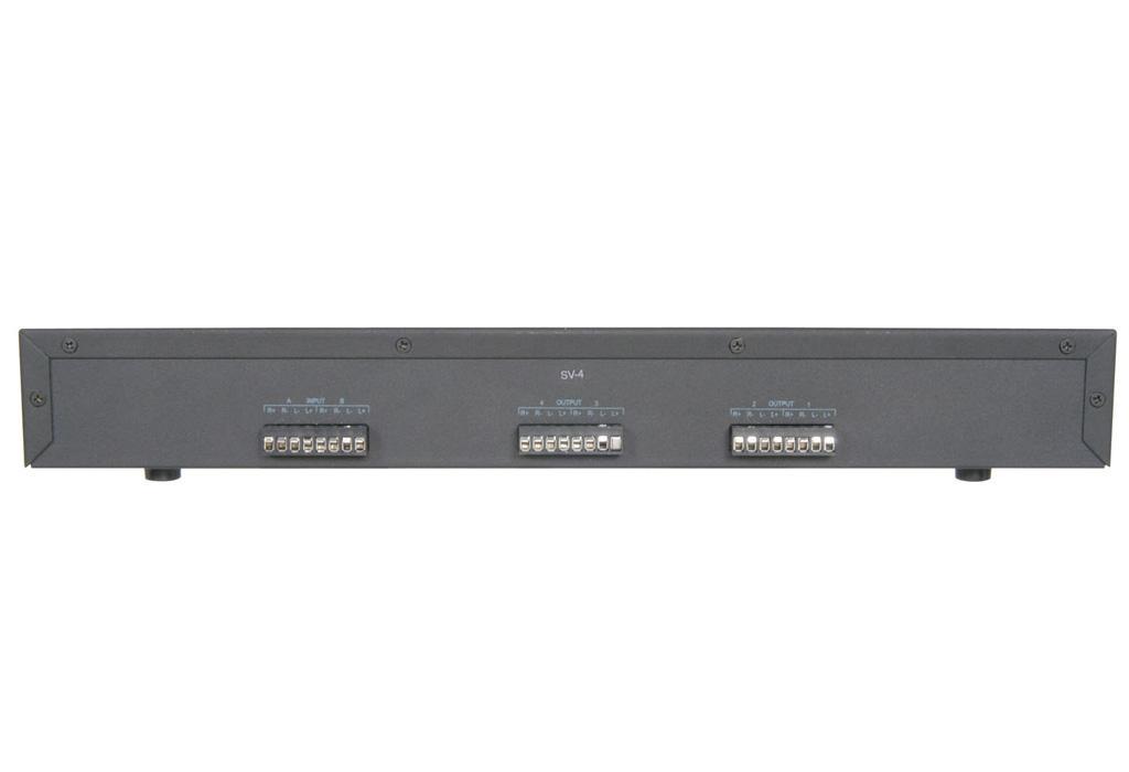 2:4 Audio Management Speaker Selector - Rear View - main image
