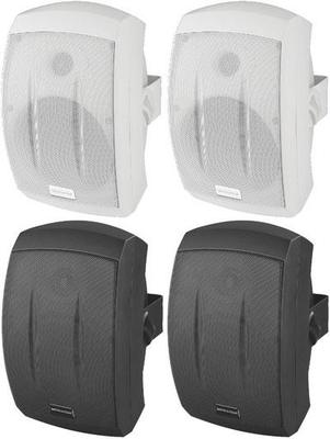 Monacor 2-Way Outdoor Weatherproof Wall Speaker IP55 50W Max - Pair