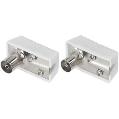 Right Angle Coaxial Antenna Plug And Right Angle Female