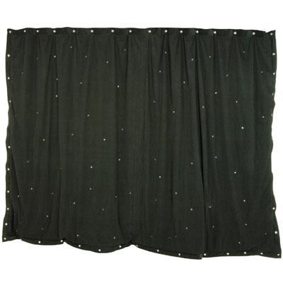 Black LED Star Cloth 1M x 2M with 40 White, Blue or RGB LEDs - main image