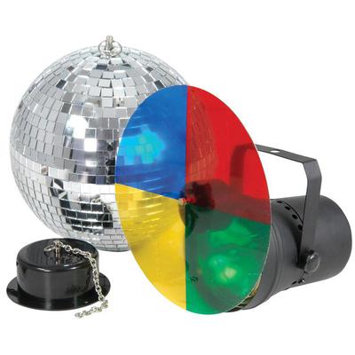 Disco Light Set 3 With 30cm Mirrorball Megadeal - main image