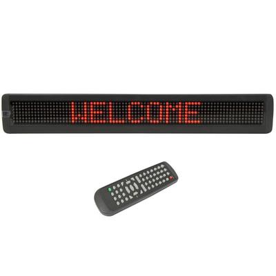 7 x 80 LED Moving Message Display in Red