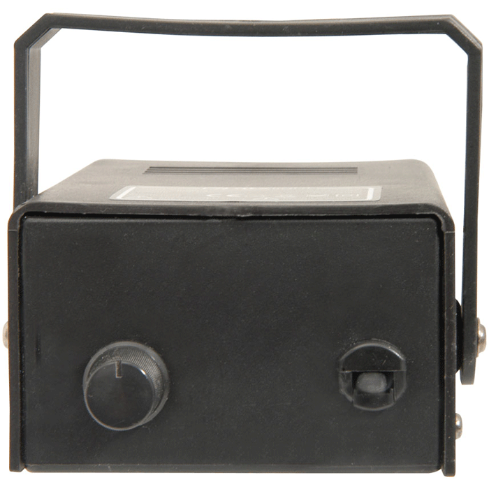 20W Mini Strobe Black Housing And Mounting Bracket - Rear - main image