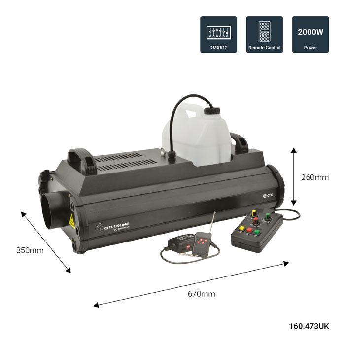 QTX High Power Fog Machine 2000W - main image